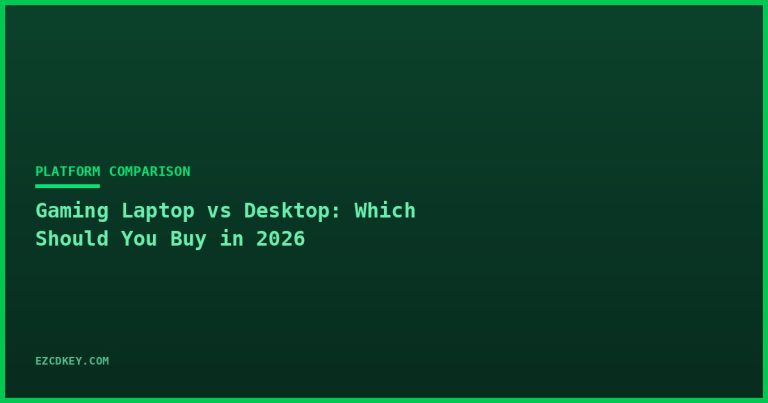 Gaming Laptop vs Desktop: Which Should You Buy in 2026